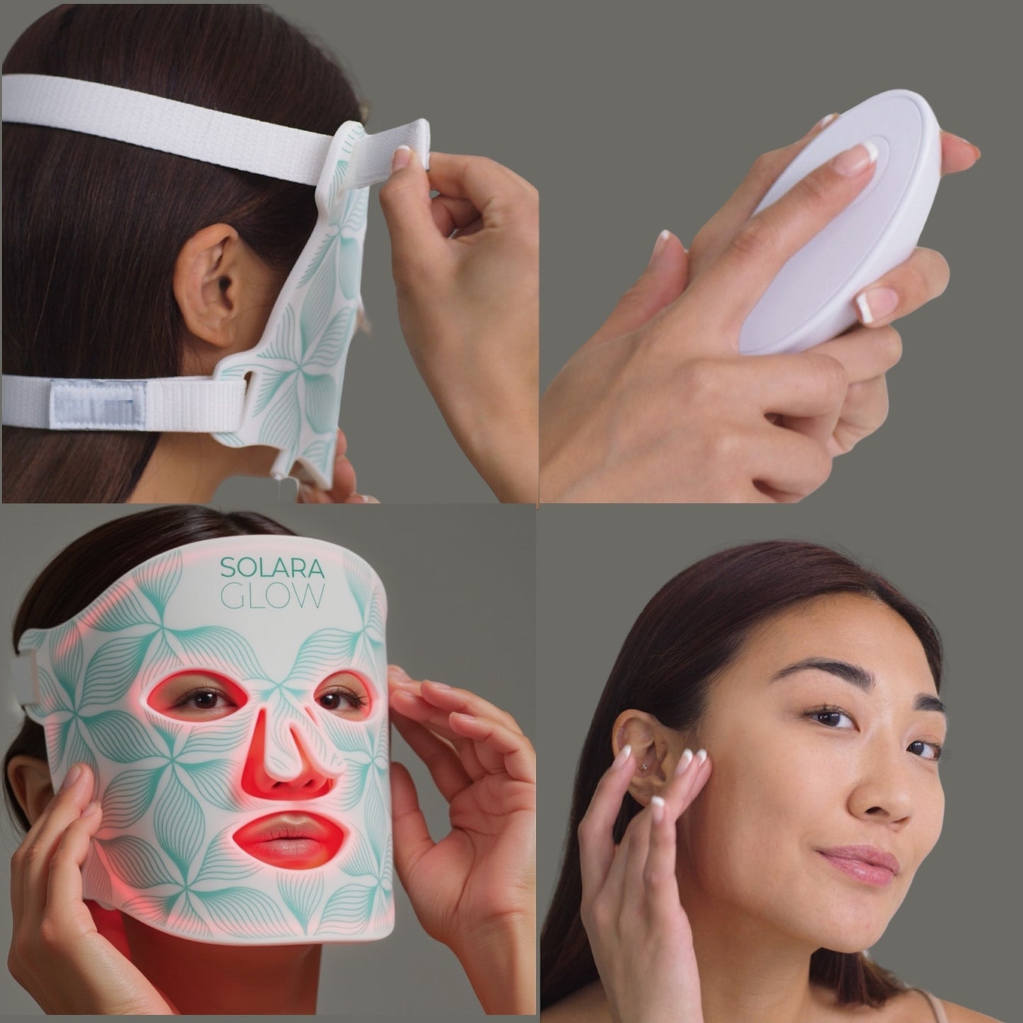 How to use red light mask step by step
