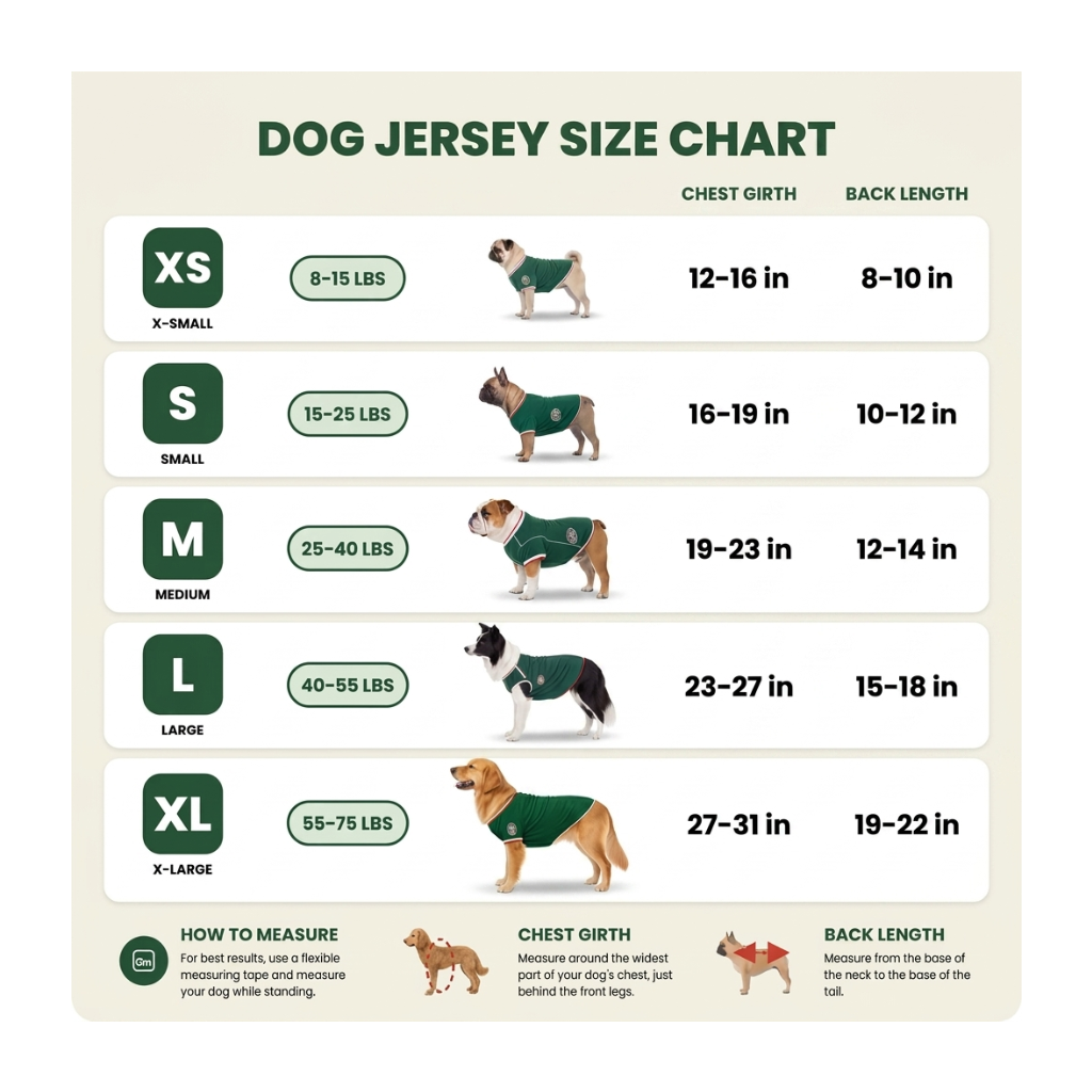 FIFA World Cup Dog Jersey — Nation Pack