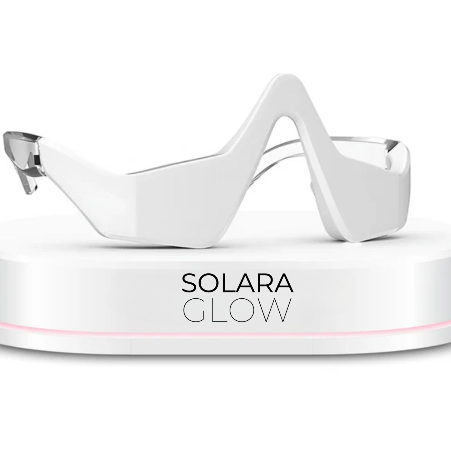 Red light under-eye therapy mask for puffiness and wrinkles — Solara Glow

