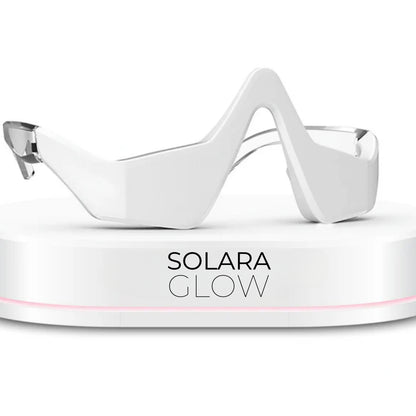Red light under-eye therapy mask for puffiness and wrinkles — Solara Glow

